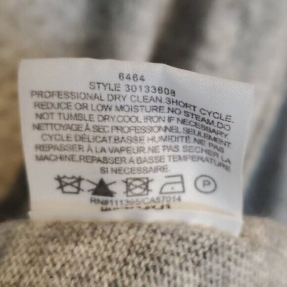 Tory Burch Giselle Rib Trim Mock Neck Sweatshirt Size M - Picture 9 of 9